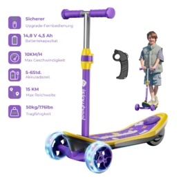 iScooter iK1S Kinder E-Scooter mit höhenverstellbarem Lenker